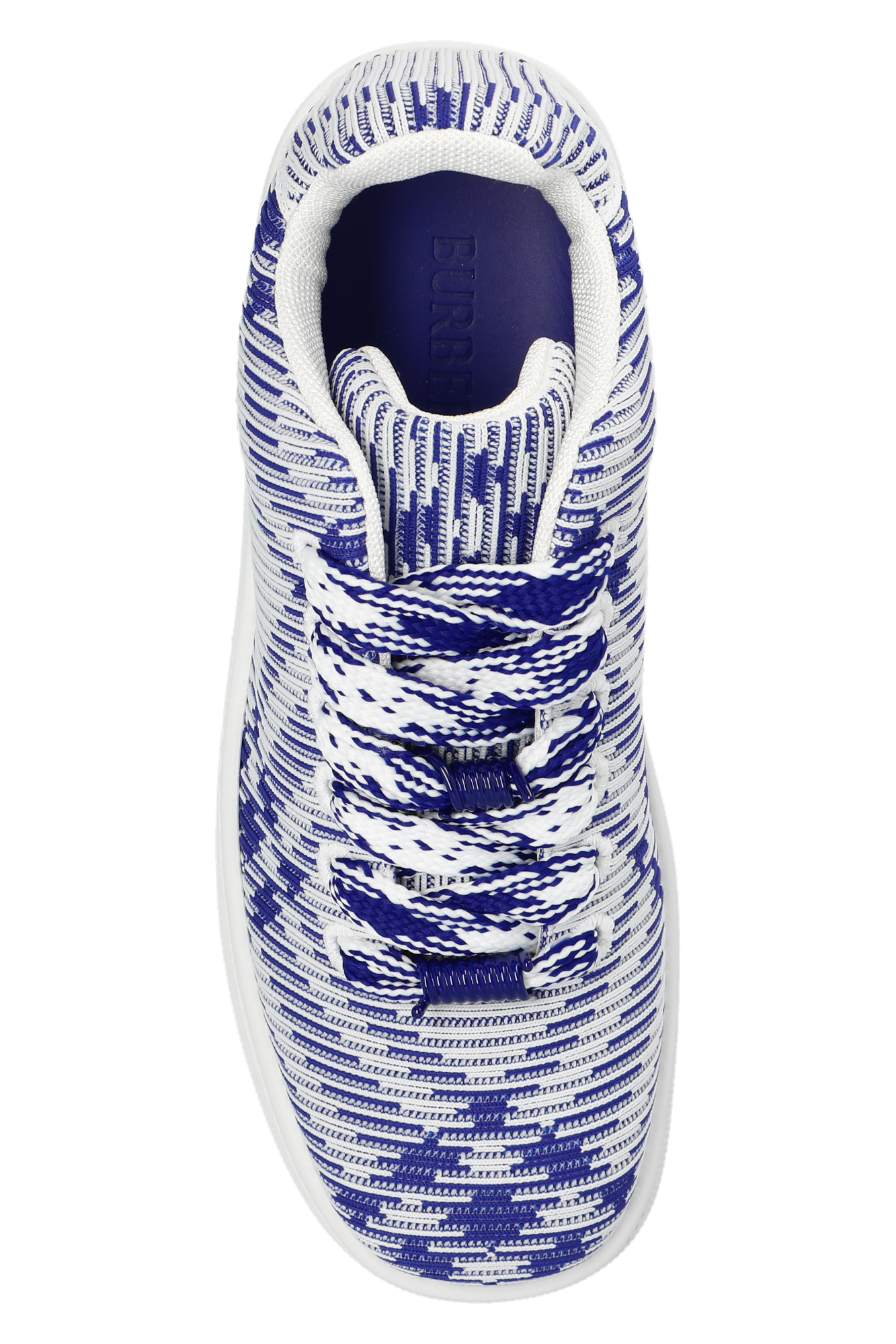 Blue 'Knit Box' sneakers Burberry - Burberry Sneakers House